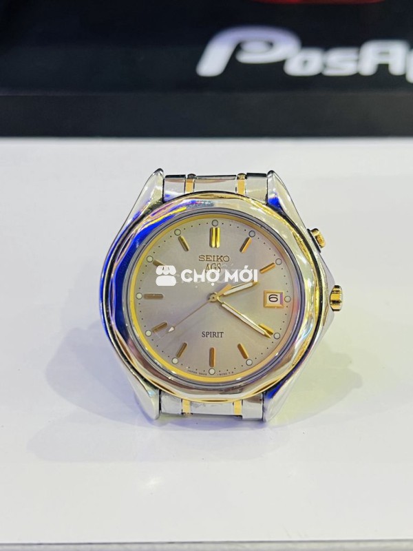 Đồng hồ đeo tay Seiko AGS Spirit Bạc vàng