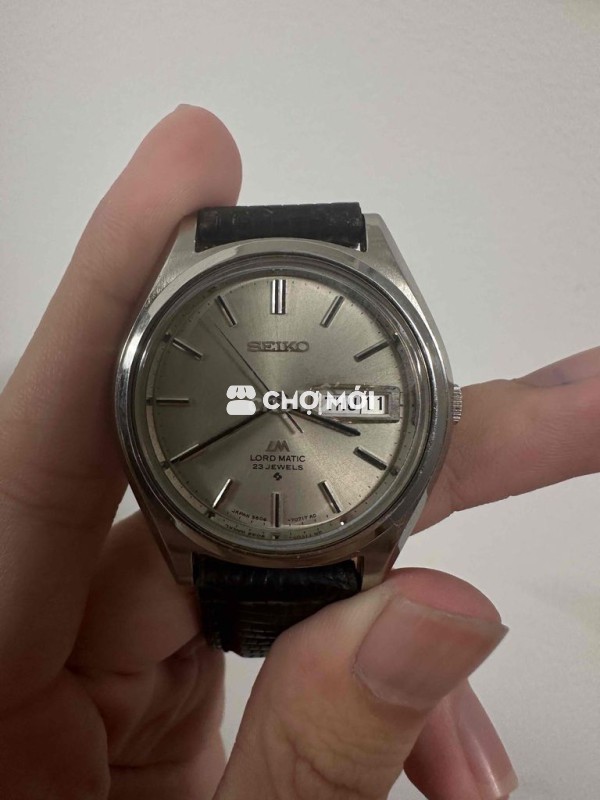 Đồng hồ Seiko Lord Matic Bạc Đen