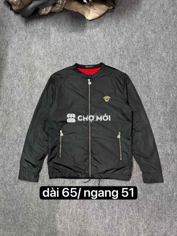 Áo khoác Versace nam Cotton Đen (size M)