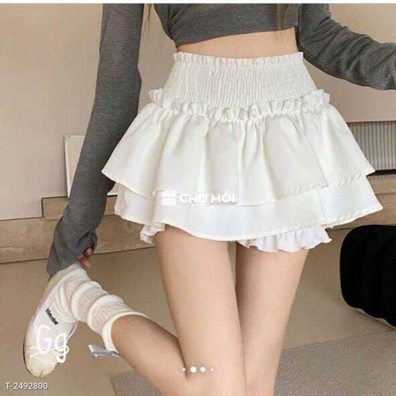CHÂN VÁY TẦNG TUYẾT MƯA GG