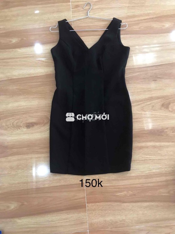 Đầm ôm nữ co giãn màu Đen