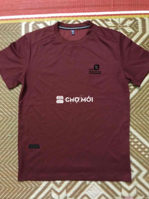 Áo phông nam vải thể thao Đỏ đô size L