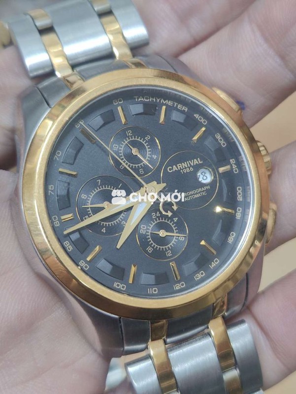 Đồng hồ Carnival 1986 Nam 40mm Mới trưng bày