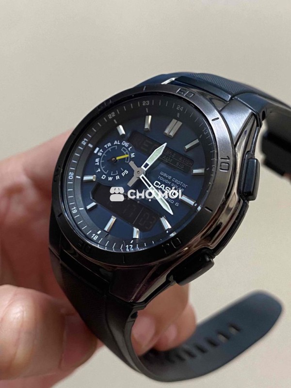 Đồng hồ CASIO_WVA-M65O DÒNG P|N S0LAR 2MÁY CHUẨN