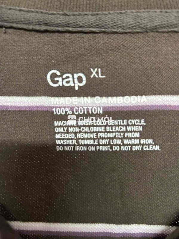 Áo polo Gap nam 100% Cotton XL