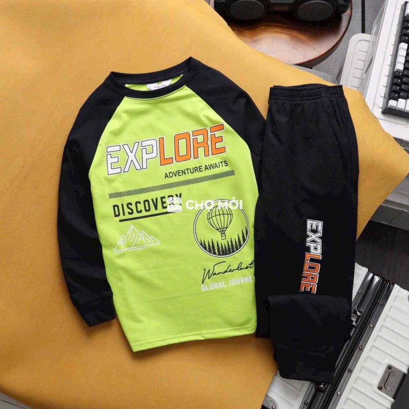 Bộ quần áo trẻ em Cotton 100%