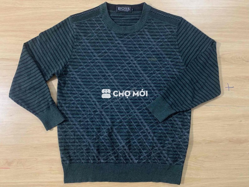 Áo len nam Xanh rêu 55-65kg