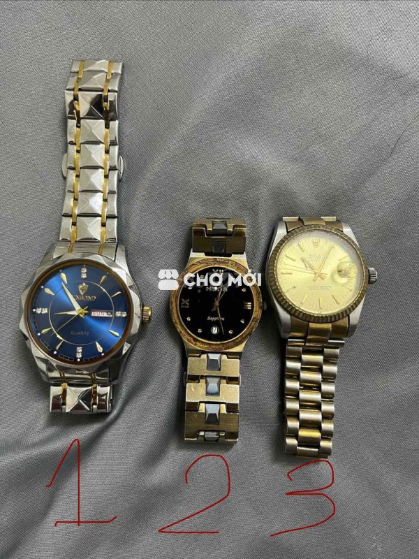 3 cái đồng hồ cần đổi