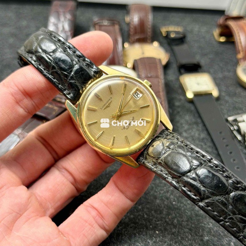 Đồng hồ Longines Automatic vàng khối cổ ( Hiếm)