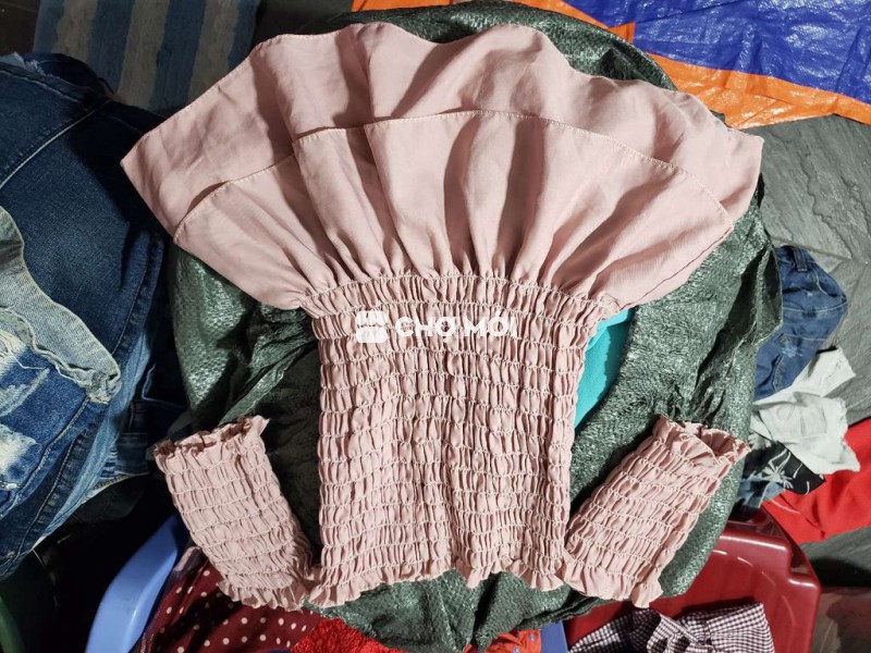 Áo kiểu nữ hồng nhạt