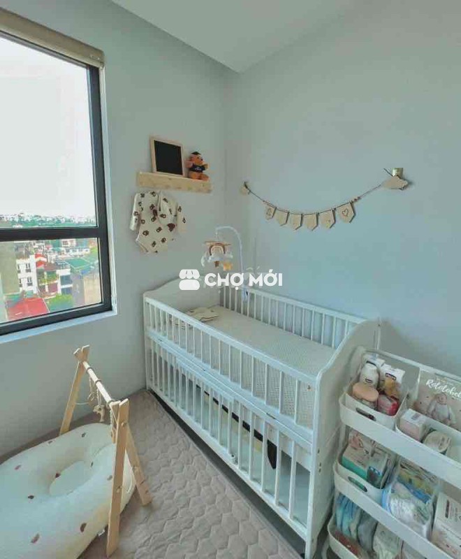 Cũi trẻ em gỗ trắng