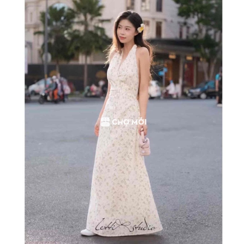 Đầm Letti Studio Nữ Freesize Trắng