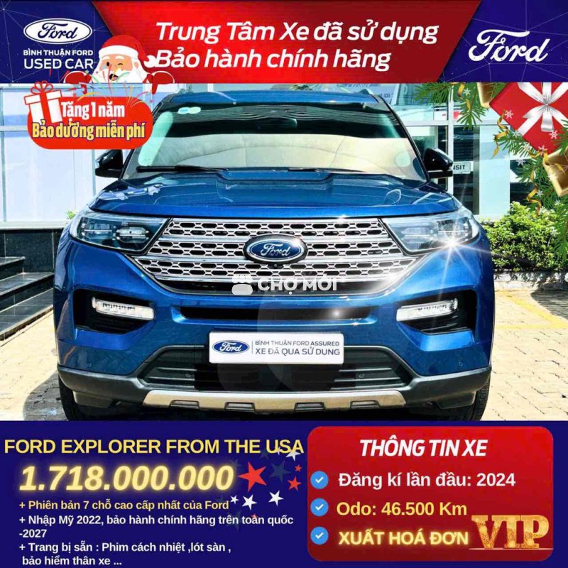 Ford Explorer 2022 Limited 4WD - 46500 km