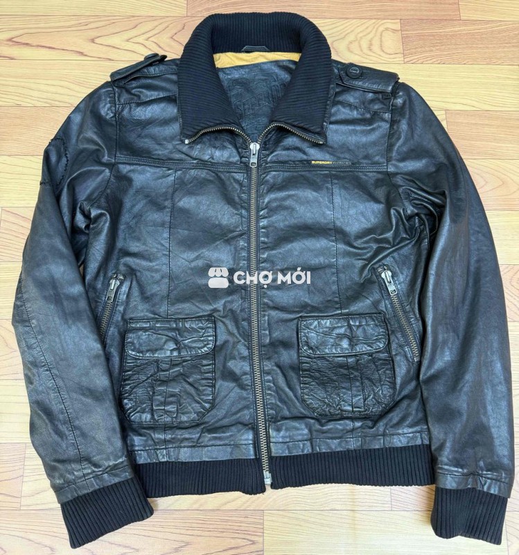 Áo khoác da SUPERDRY chuẩn xịn