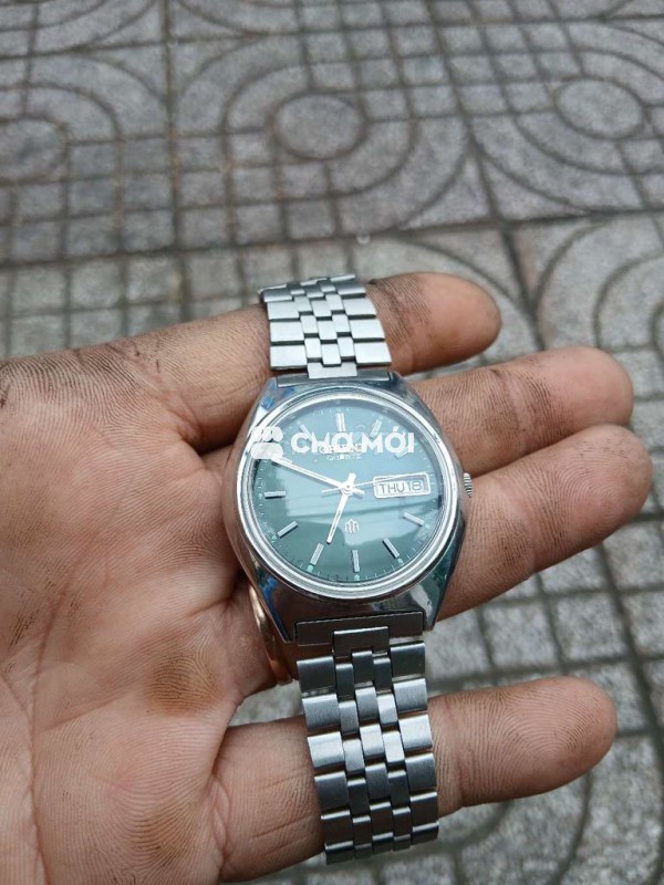 Đồng hồ Orient Pin 36mm mặt Xanh