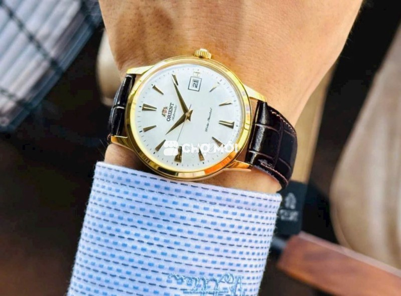Đồng hồ Orient kiểu classic mạ vàng mới fullbox