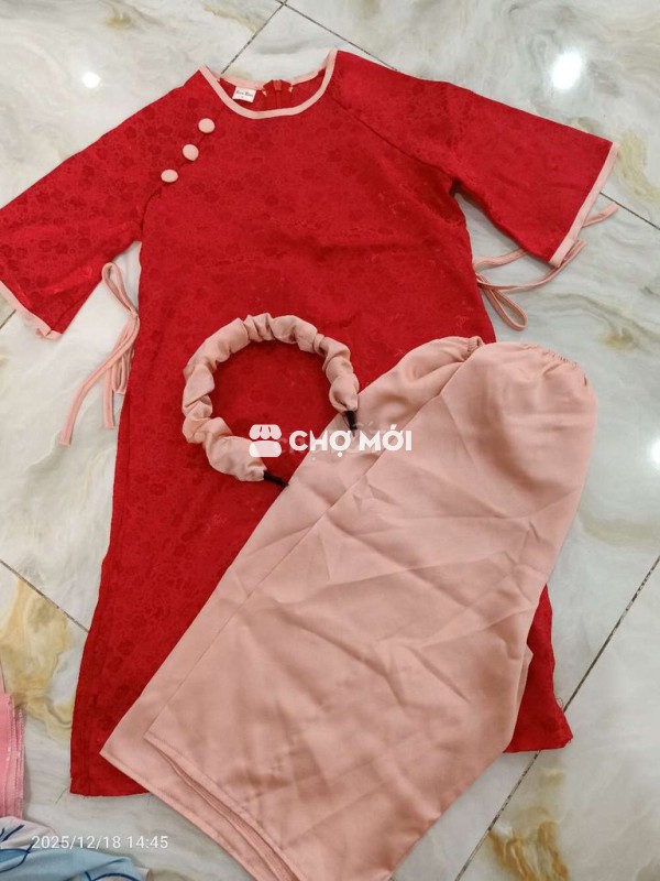Áo dài bé gái dưới 20kg