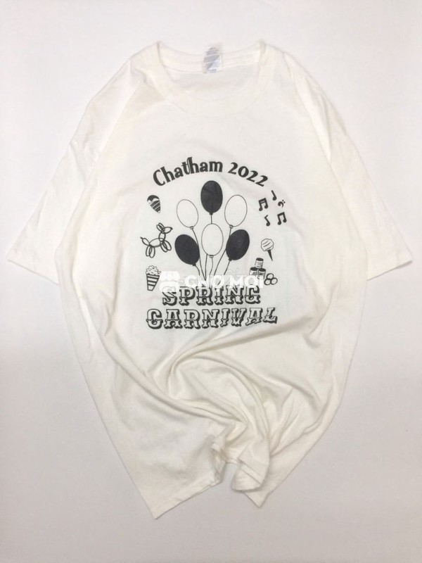 (2hand) Áo thun unisex trắng Mỹ size L 65-78kg