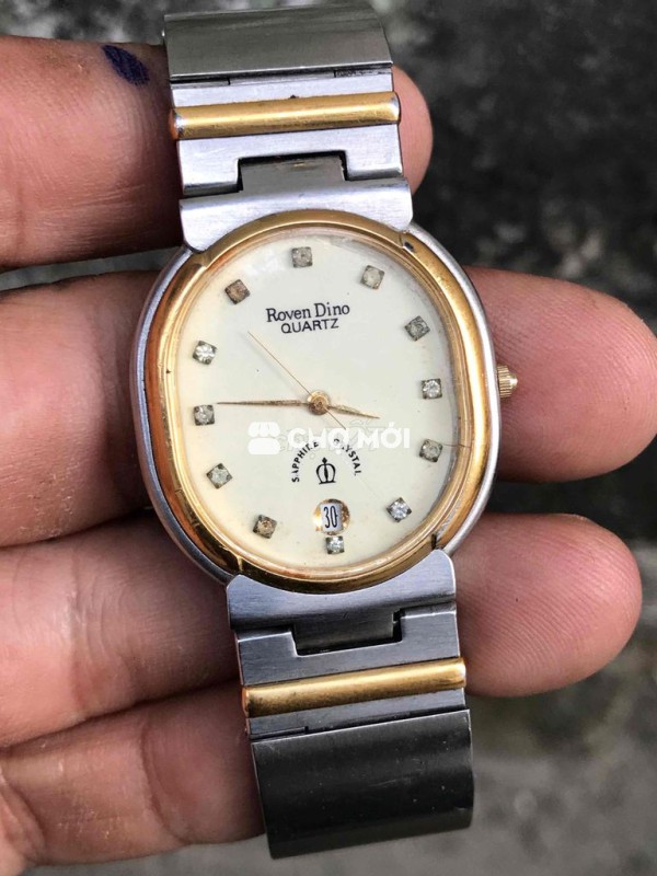 Đồng hồ Roven Dino Nữ Inox mạ vàng