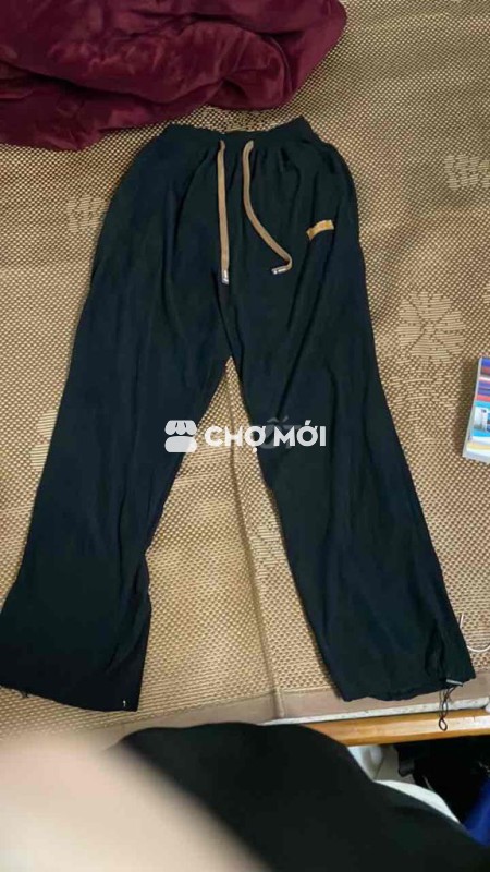 Quần dài ống rộng vải mềm mại size L