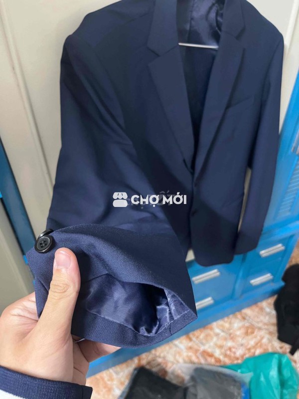 Áo vest Nam Vải cao cấp Xanh navy