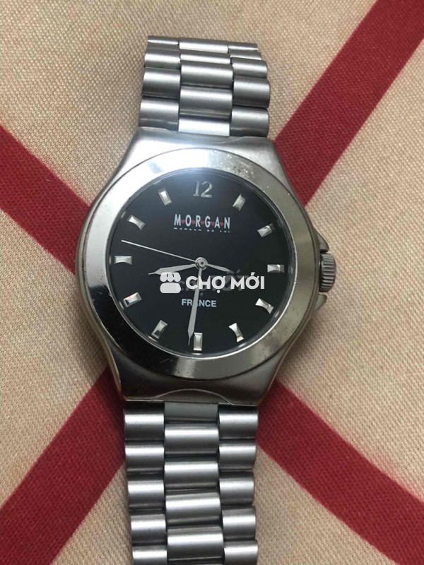 Đồng hồ đeo tay Morgan Kim loại Bạc