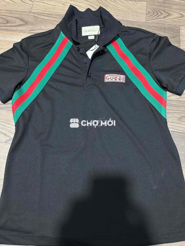 Áo thun GG SỌC XANH ĐỎ SIZE M