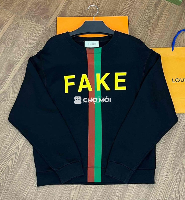 Áo nỉ Gucci Nam Nỉ Đen size S