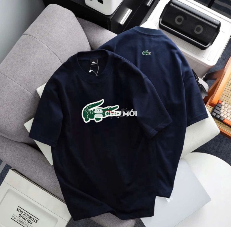 Áo Lacoste Cotton 100% Đen