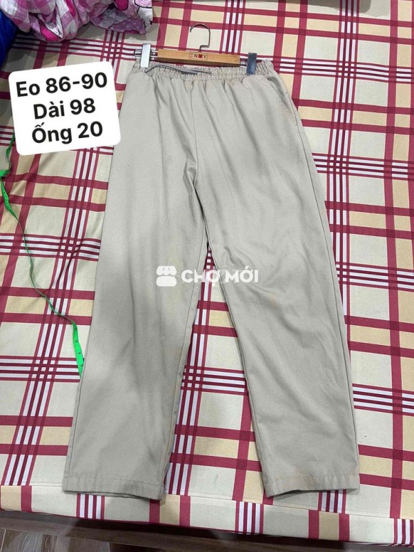Quần kaki nam Kaki size 34