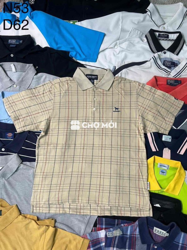 Áo polo DOG-DEPT nam vải dệt kim