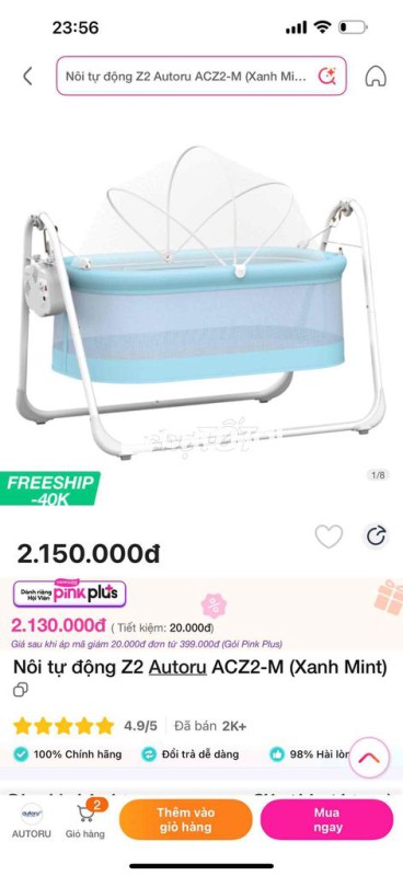 nôi điện tự động