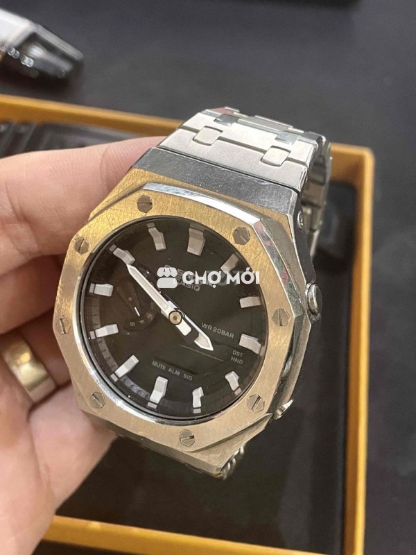 GA2100 kèm SET custom MẶT + DÂY Kim loại