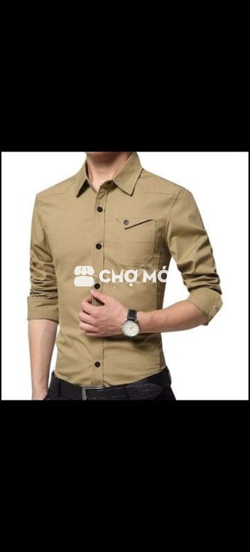 Áo sơ mi nam kaki ĐH_1FASHION