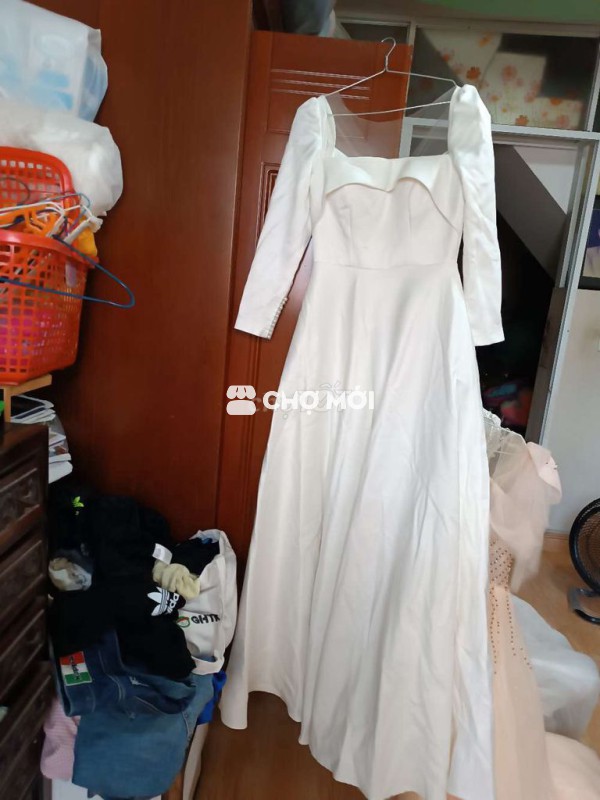 Váy cưới Nữ Vải Trắng
