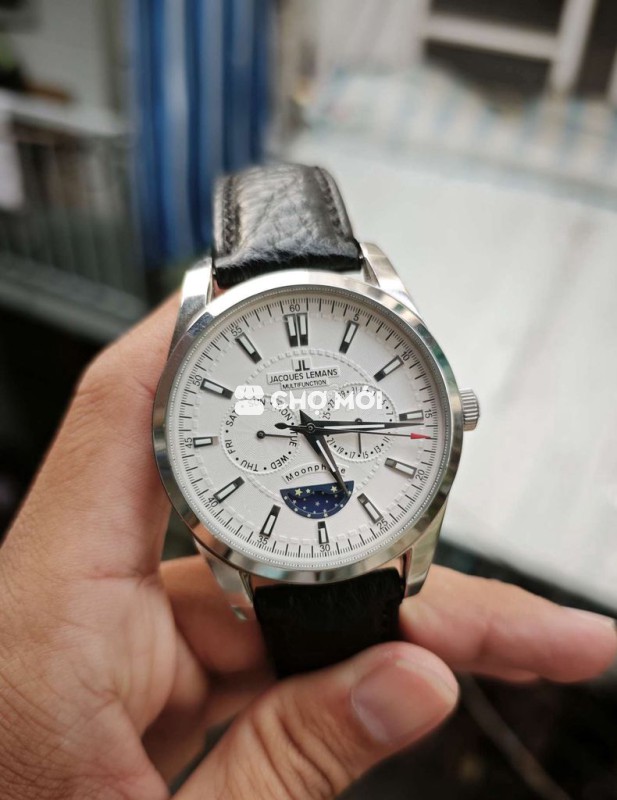 Đồng hồ Jacques Lemans Moonphases chính hãng 42