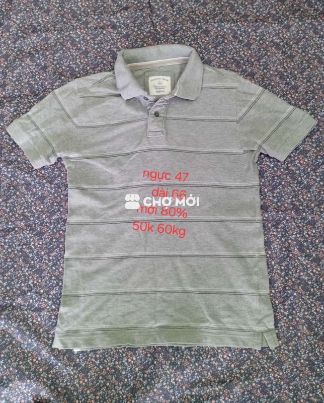 Áo thun polo nam Original Wash size M