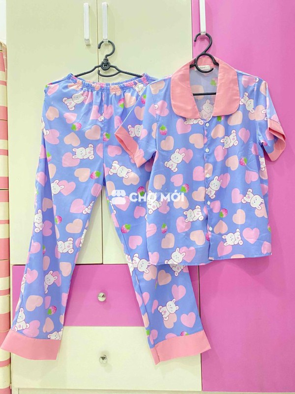 Đồ ngủ Pijama nữ vải lụa 40-50kg