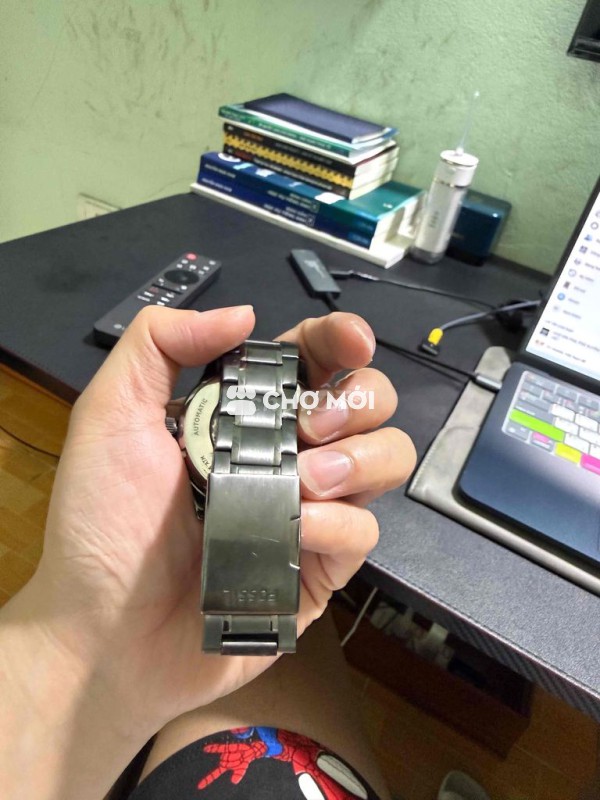 Đồng hồ Fossil Nam Automatic Thép không gỉ Xám