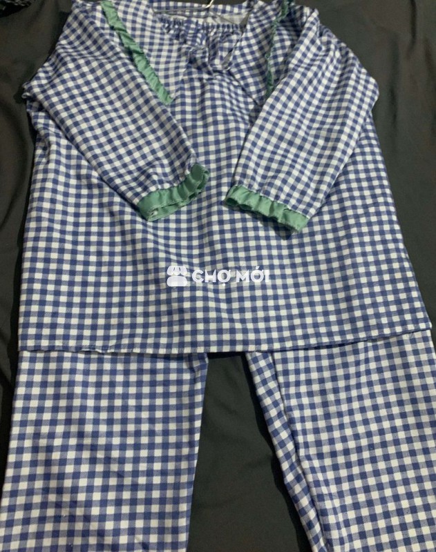 Đồ ngủ nữ kẻ caro vải mềm mại