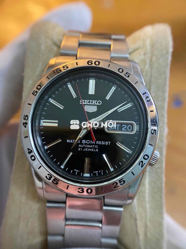 Đồng hồ Seiko Hắc công tử Nam Thép không gỉ