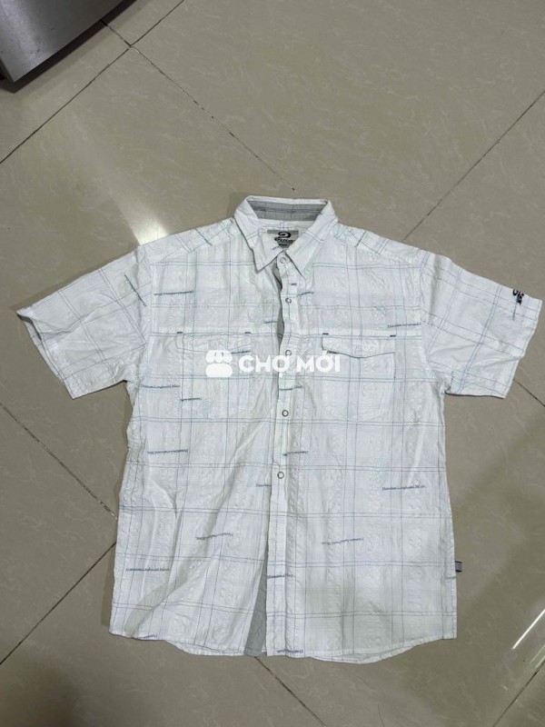 Áo sơ mi PIKO Seersucker Trắng Nam size M