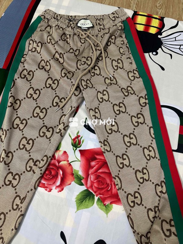 Quần GG SỌC XANH ĐỎ SIÊU SANG