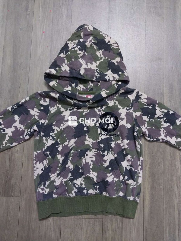 Áo hoodie Uniqlo Bé trai Cotton size 3/4