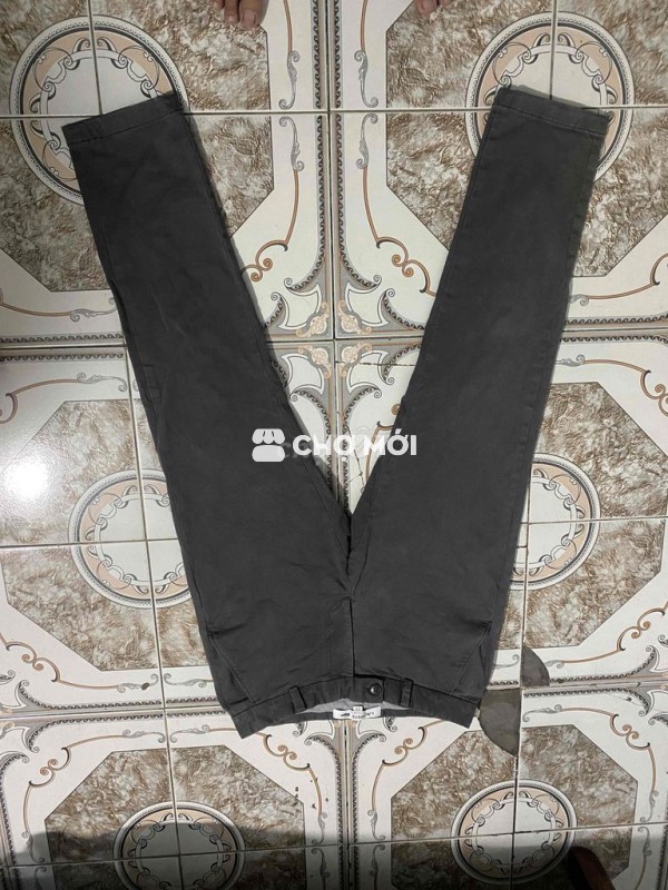 Quần dài Lacoste nam Cotton xám size 42