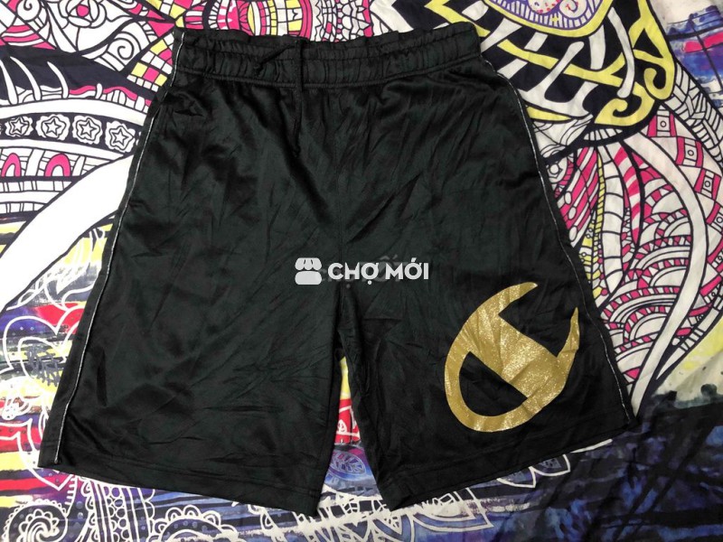 cham thể thao đen Logo 70-80kg