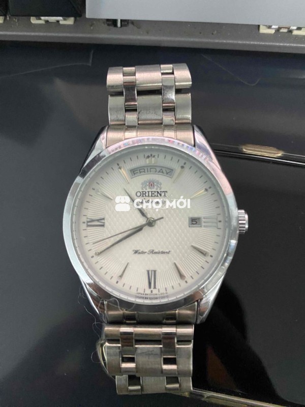 Đồng hồ Orient Automatic kim loại Bạc