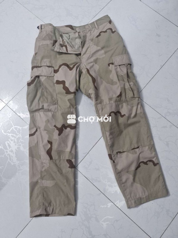 Quần nam vải rằn ri size 86-92cm