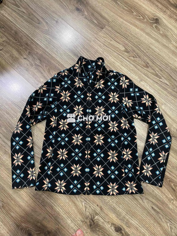 Áo khoác Uniqlo Len bông Đen Unisex size L