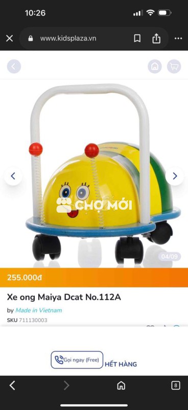 Xe tập đi Ong Maiya/Bác tài nhí Chicco